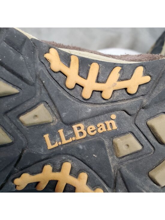 L.L. Bean Shoes Mens Size 10 Brown Leather Trail Model Hiker Boots *Read* main image 7